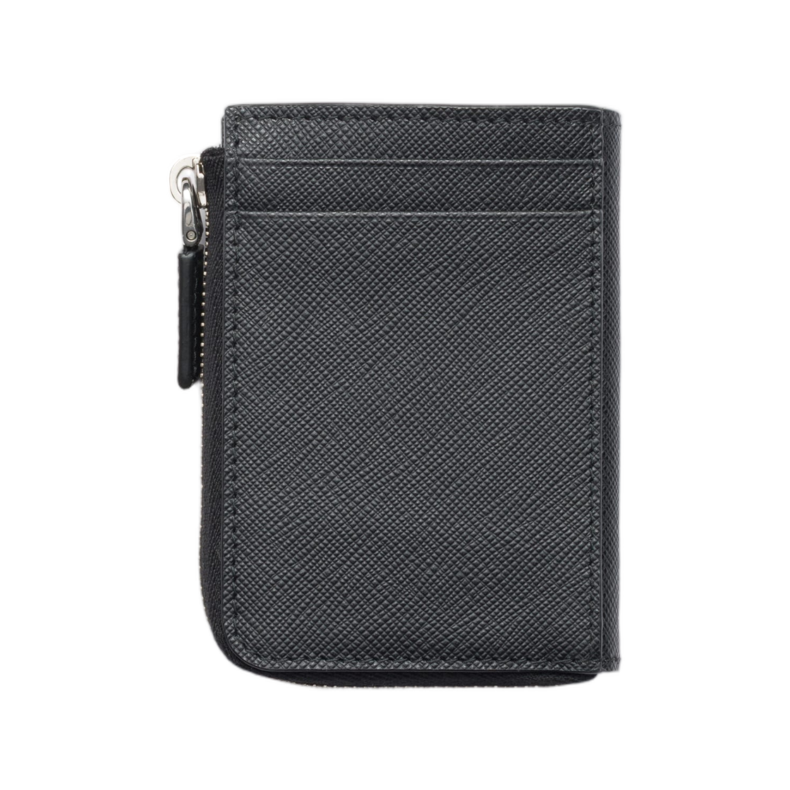 프라다 사피아노 레더 카드 홀더 블랙(Prada Saffiano Leather Card Holder Black) - 2