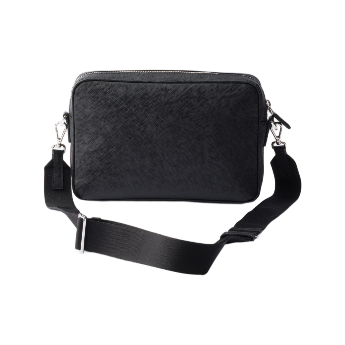 프라다 사피아노 레더 숄더백 블랙(Prada Saffiano Leather Shoulder Bag Black) - 2