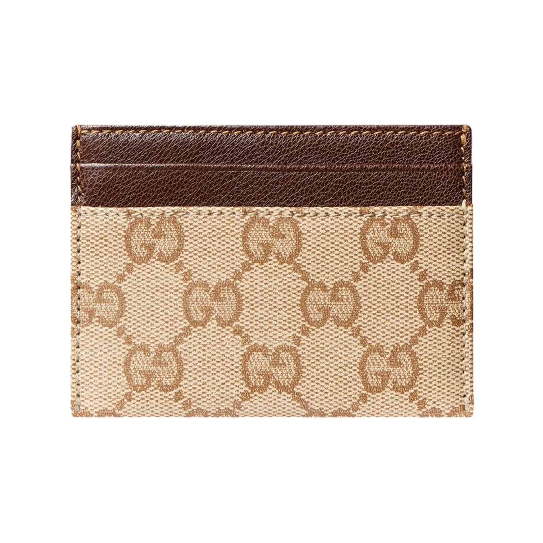 A002F2-FAF9W-9644 Gucci Essence Classic Card Case Sand Brown