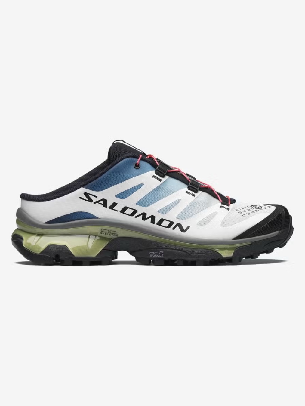 Salomon x MM6 Maison Margiela XT-4 Mule Black Nine Iron, Salomon x MM6 Maison Margiela XT-4 Mule Vanilla Ice Sweet Pea 착용 스타일 - 5