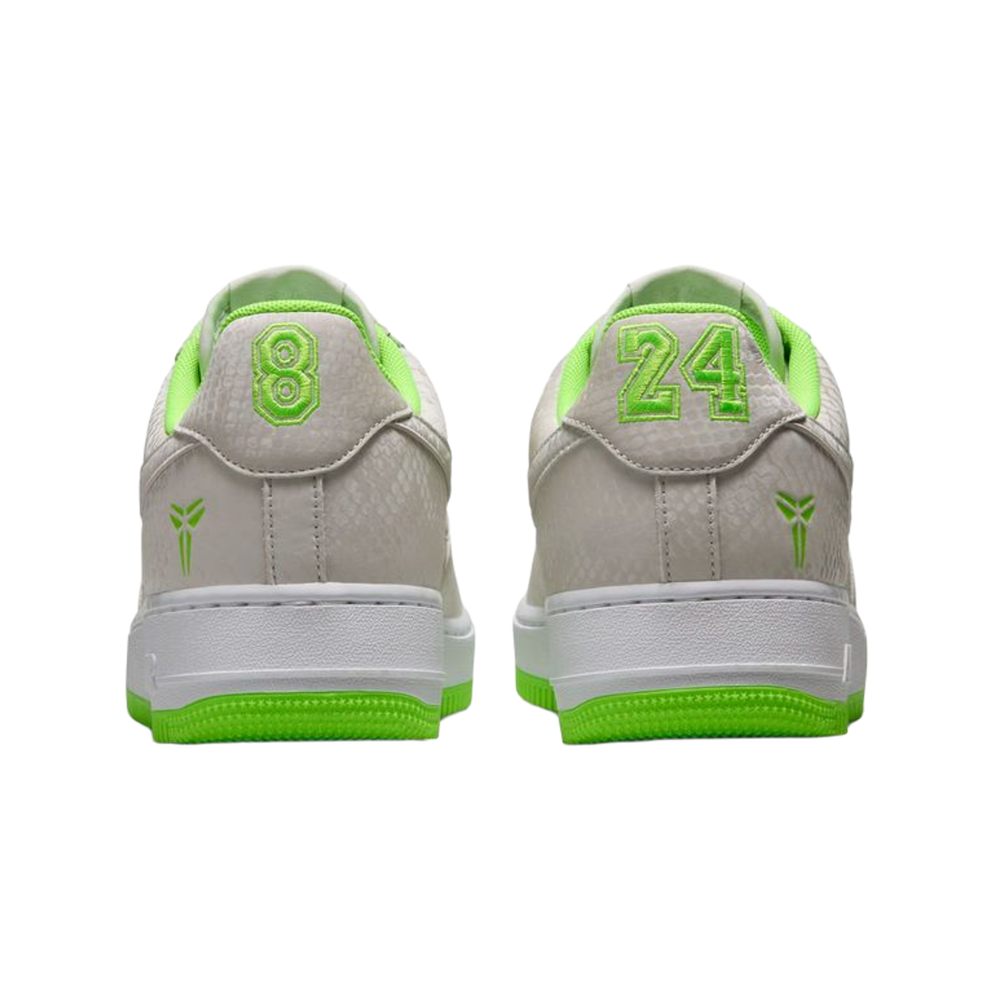 나이키 x 코비 브라이언트 에어포스 1 로우 바스트 그레이 일렉트릭 그린(Nike x Kobe Bryant Air Force 1 Low Vast Grey Electric Green) - 3