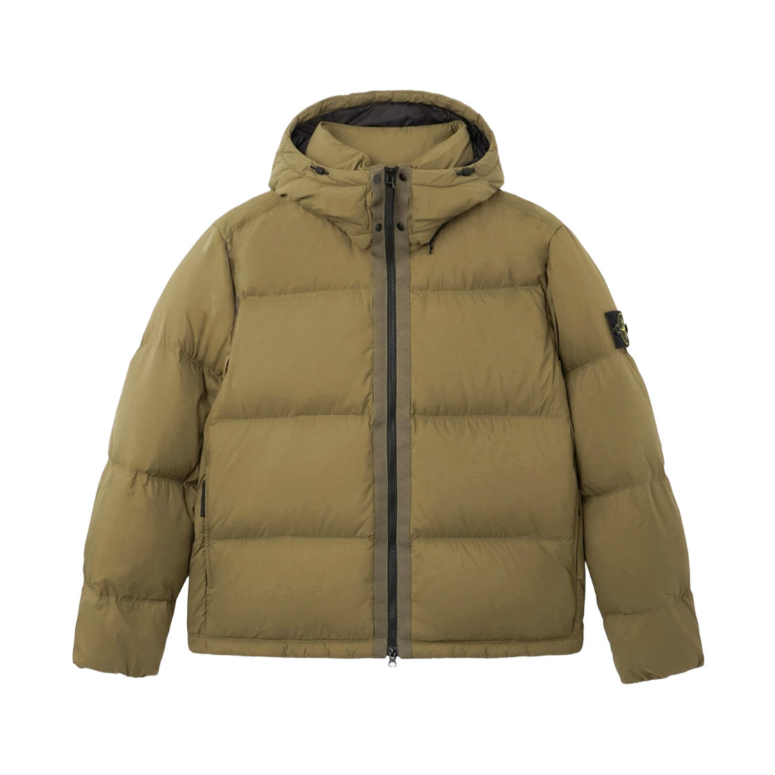 L2S1541000-13S0483-V005G Stone Island 4100013 Matt Ripstop Cordura Advanced Fabrics Tear-Resistant Down Jacket with Detachable Hooded Military Green - 26FW