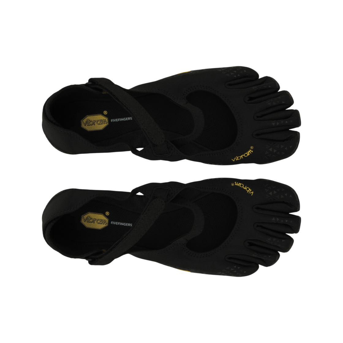 (W) 비브람 파이브핑거스 V 소울 블랙((W) Vibram Fivefingers V-Soul Black) - 5
