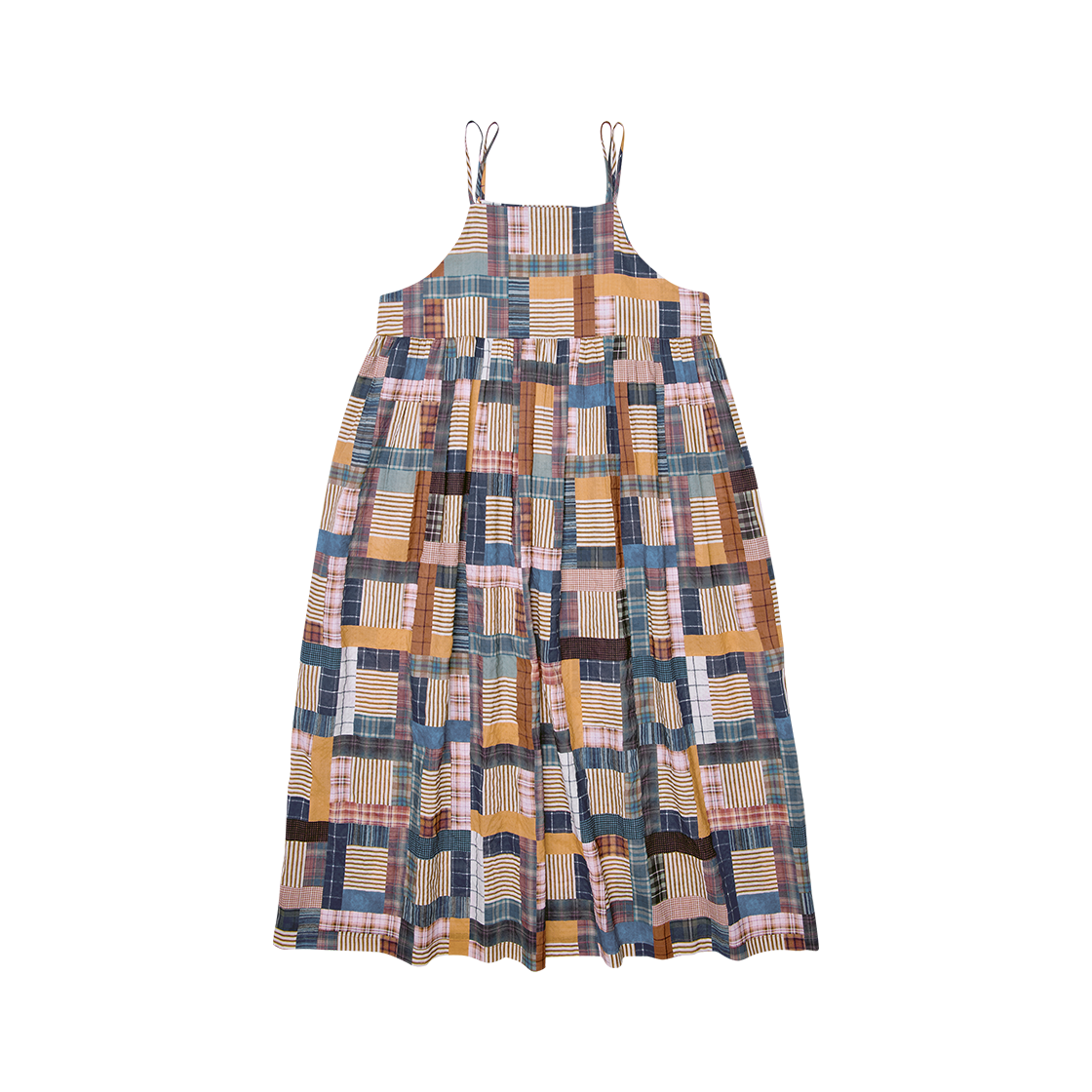 고트 빈티지 그래픽 캐미 드레스 인디고((W) GORT Vintage Graphic Cami Dress Indigo) - 2