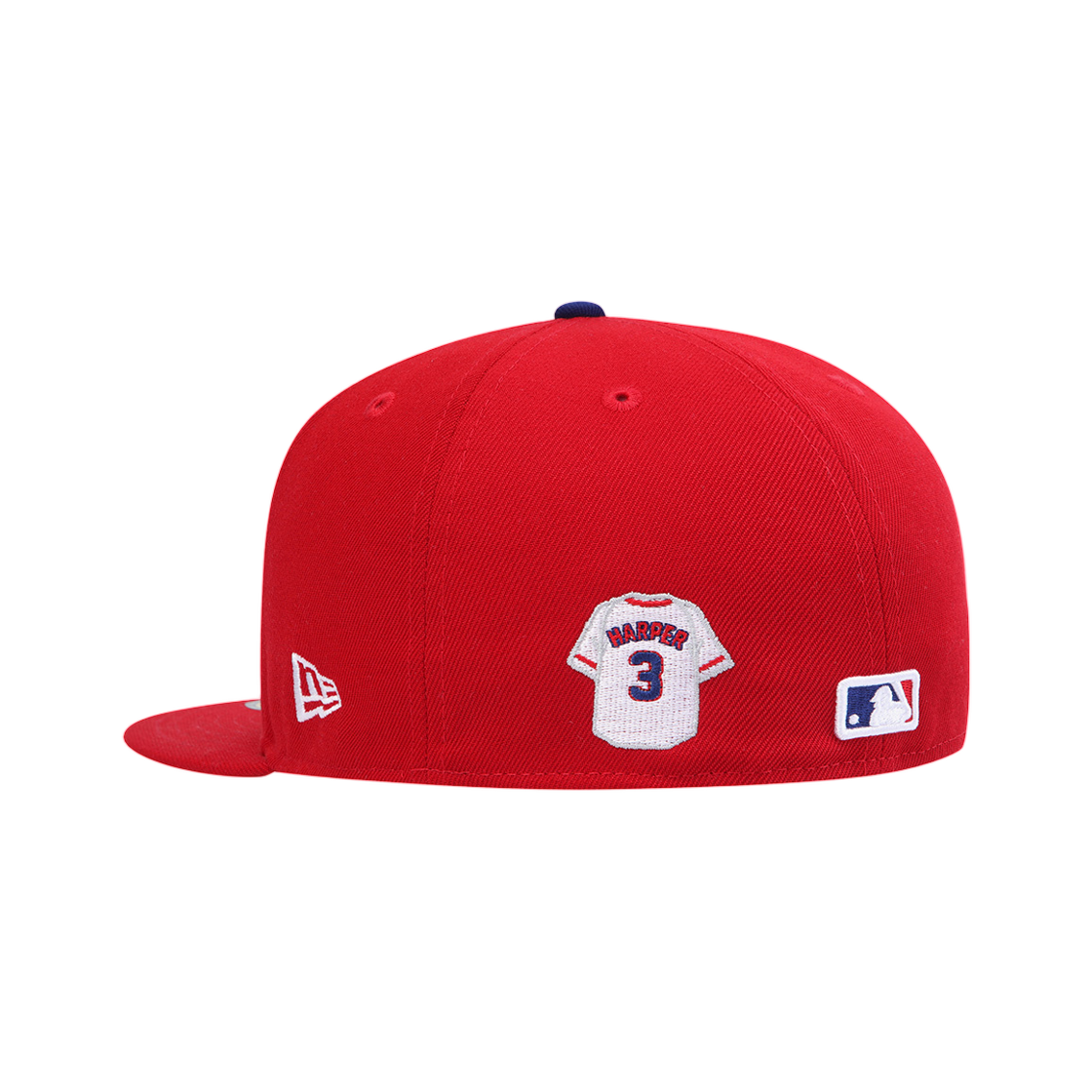 뉴에라 MLB 필라델피아 필리스 브라이스 하퍼 플레이어 저지 피티드캡 스칼렛(New Era MLB Philadelphia Phillies Bryce Harper Player Jersey Fitted Cap Scarlet) - 2