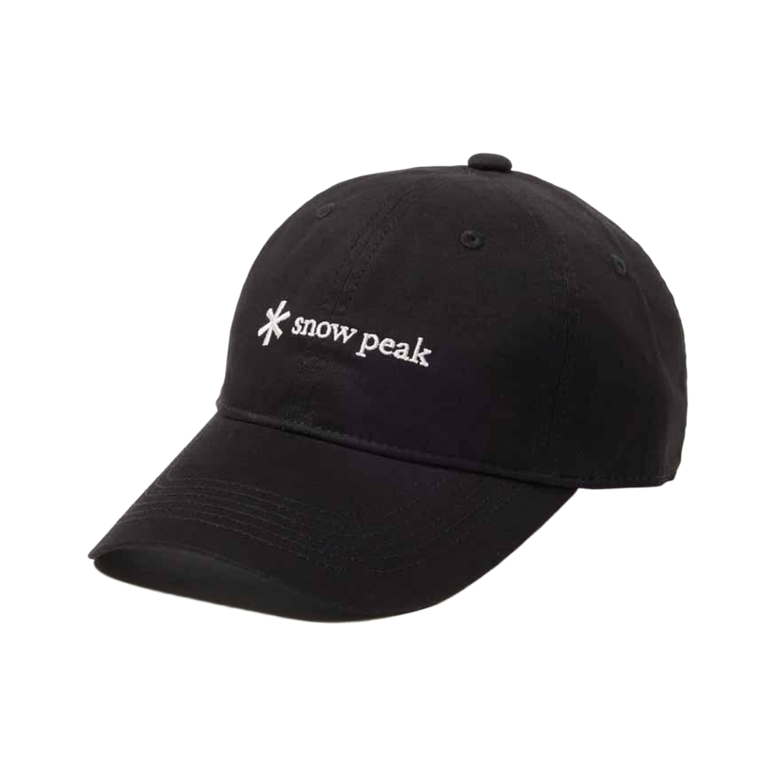 스노우 피크 뉴 스탠다드 로고 캡 블랙(Snow Peak New Standard Logo Cap Black)