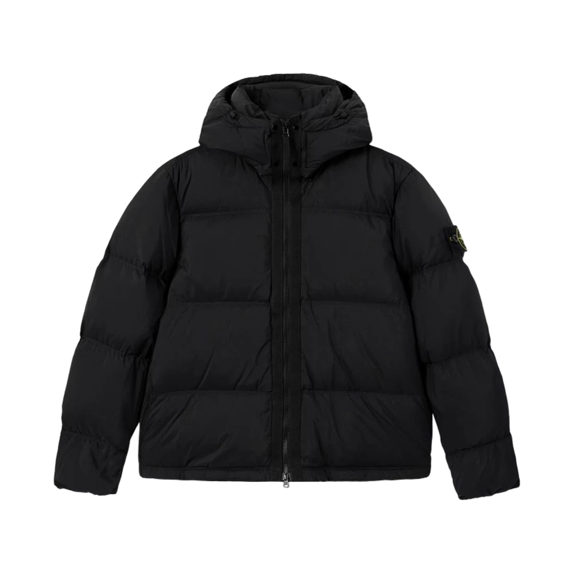 Stone Island Stone Island 4100013 Matt Ripstop Cordura Advanced Fabrics Tear-Resistant Down Jacket with Detachable Hooded Black - 26FW · S