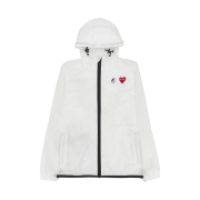 Play Comme des Garcons x K-Way Full Zip Jacket White