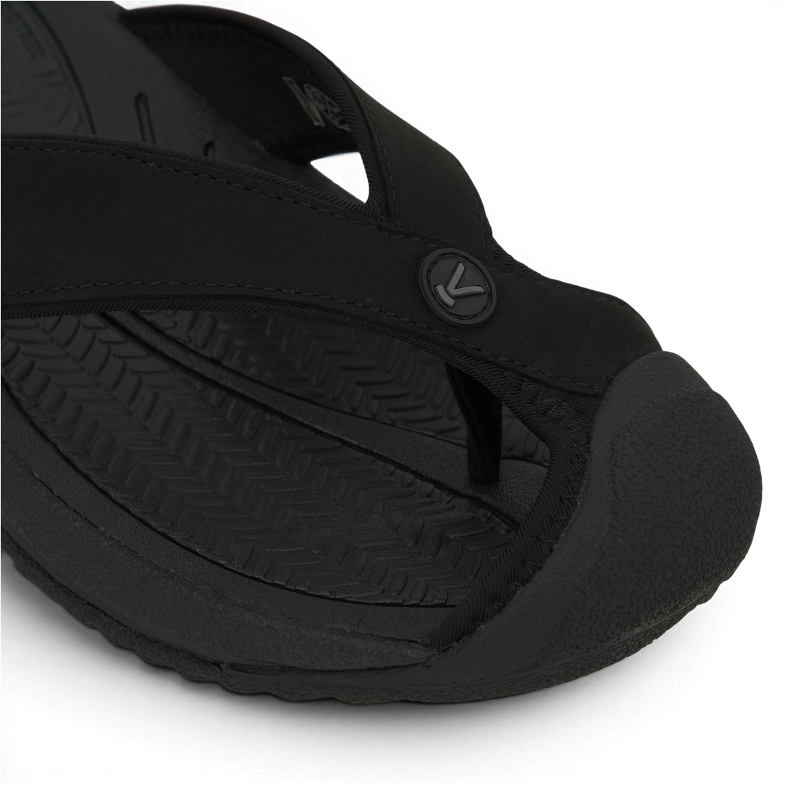 킨 와이메아 레더 플립 플랍 블랙(Keen Waimea Leather Flip Flop Black) - 7