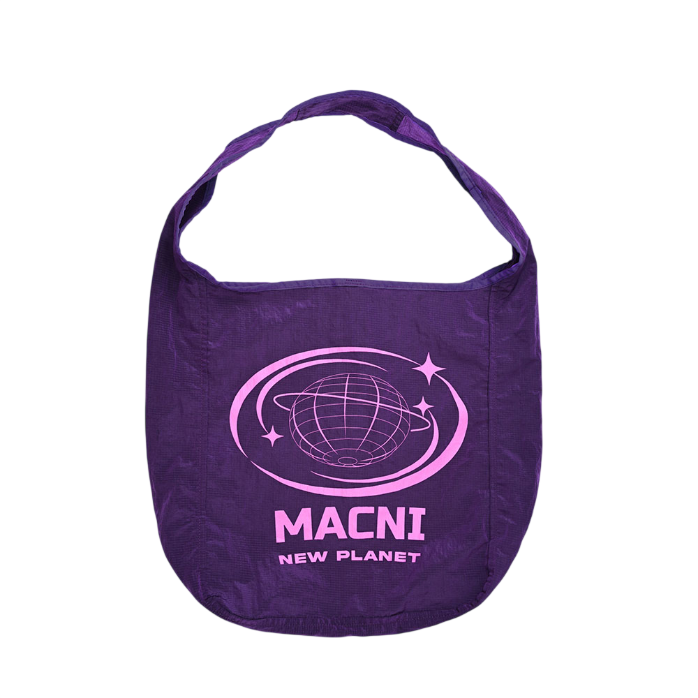 마크니 그래픽 패커블 숄더백 퍼플(MACNI Graphic Packable Shoulder Bag Purple)