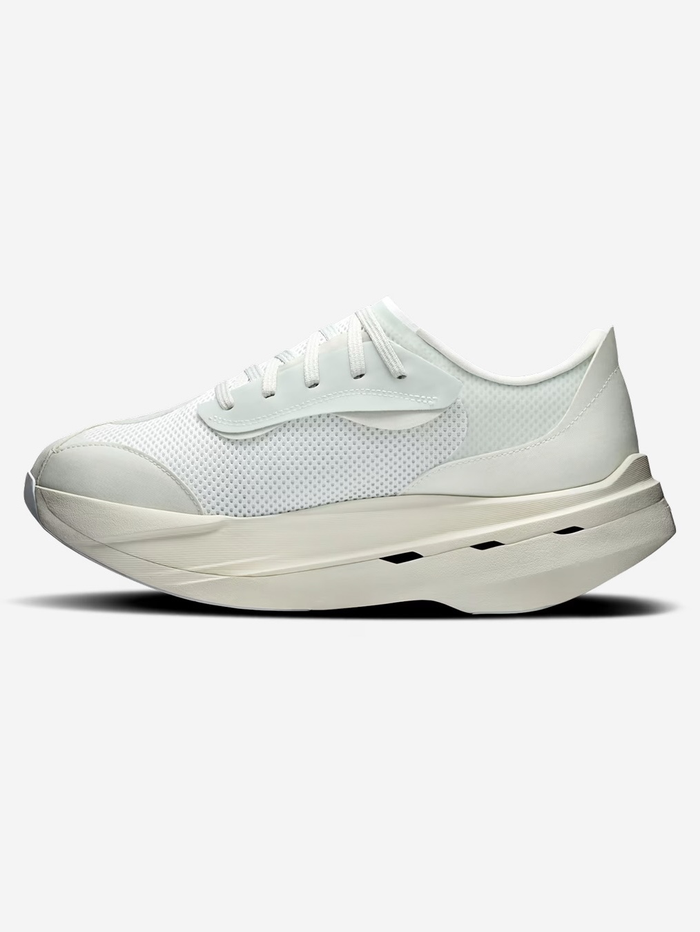 On Running x Post Archive Faction (Paf) Cloudboom Volt Ember Pebble, On Running x Post Archive Faction (Paf) Cloudboom Volt White Gale 착용 스타일 - 8
