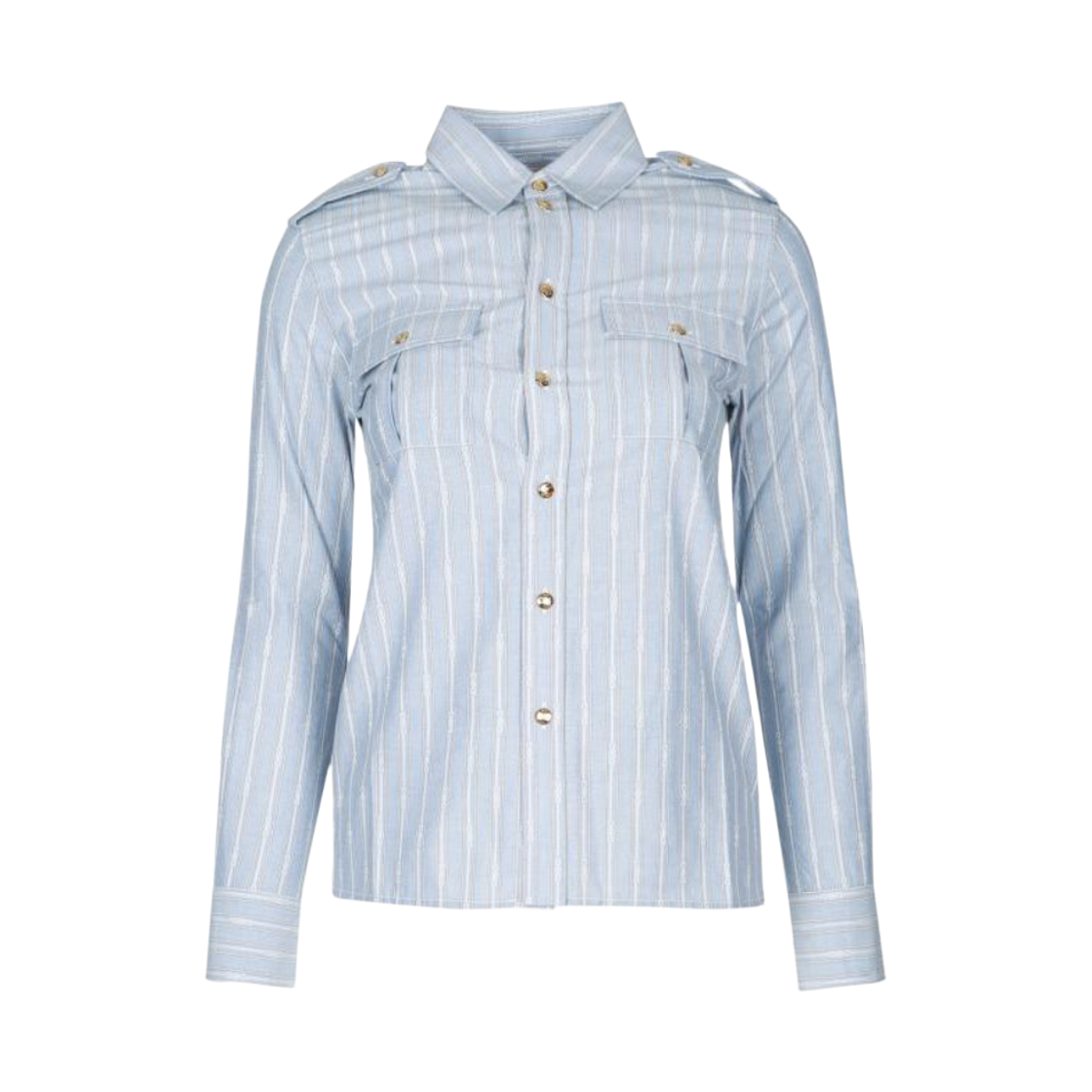 RC0620551-07IA (W) Celine Reporter Shirt Clear Blue