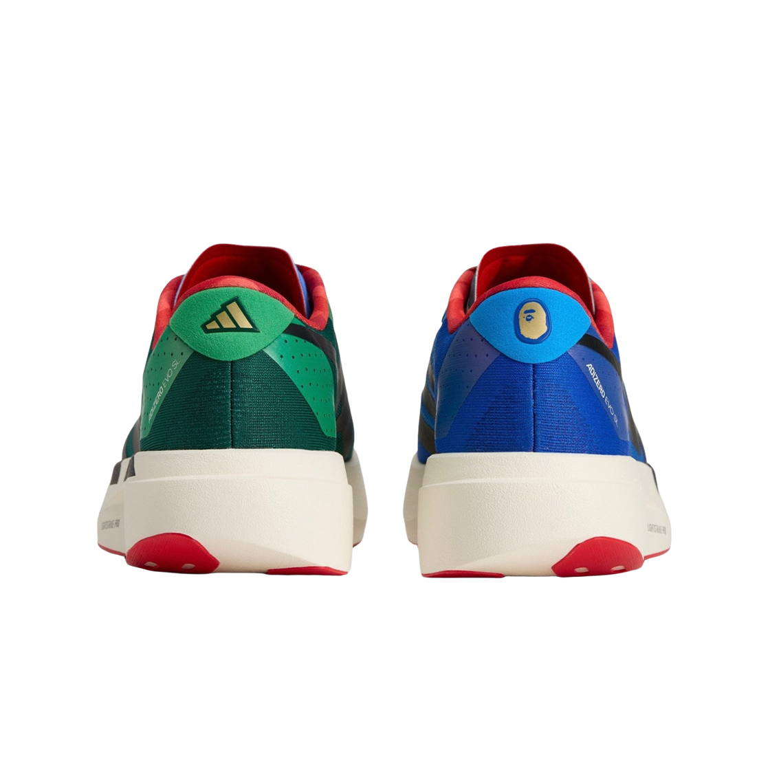 아디다스 x 베이프 아디제로 EVO SL 그린 멀티컬러(Adidas x BAPE Adizero EVO SL Green Multicolor) - 3