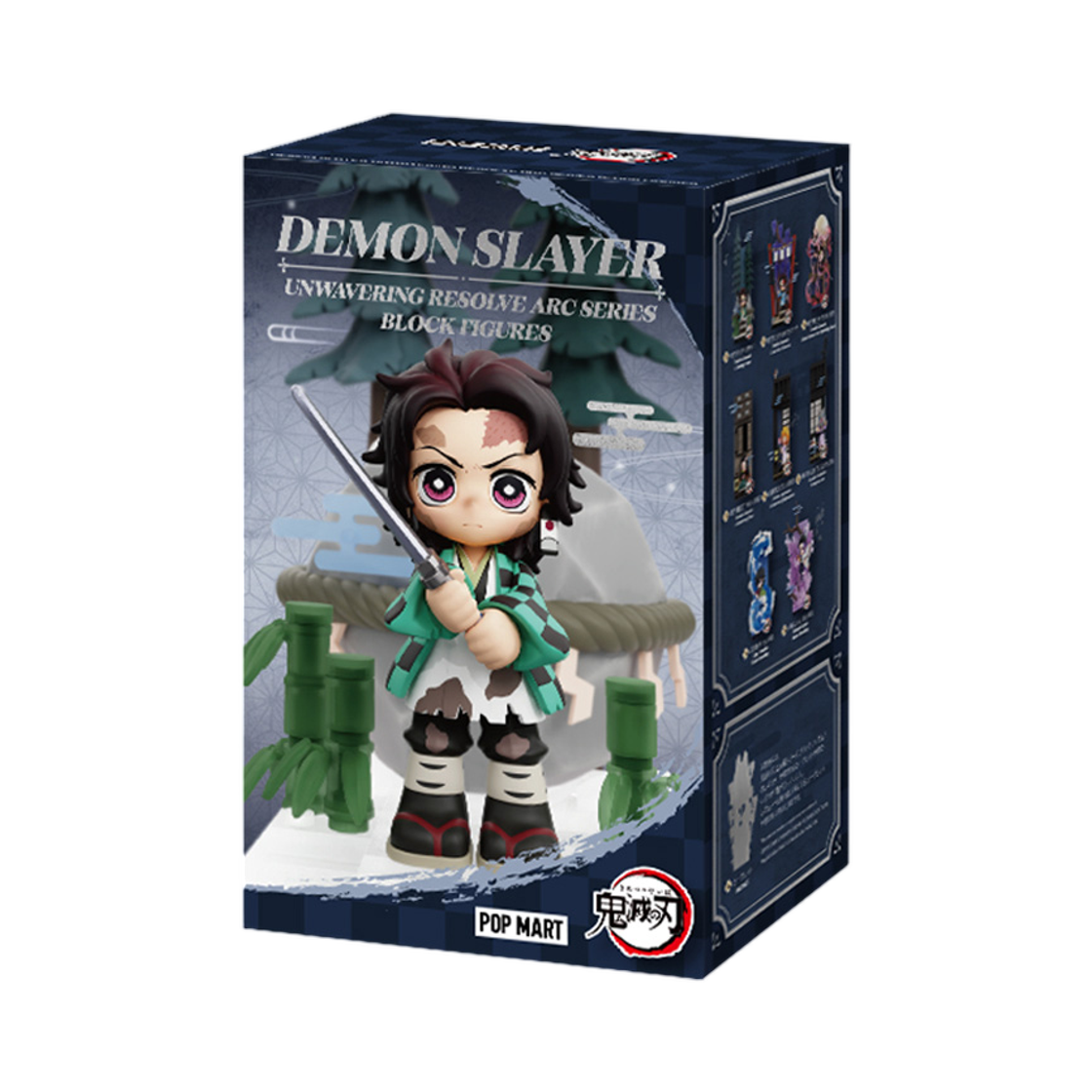 팝마트 귀멸의 칼날 입지편 시리즈 블록 미개봉 랜덤박스 (1개입)(Pop Mart Demon Slayer Unwavering Resolve Arc Series Block Figures Sealed Case (1 Blind Box)) - 1