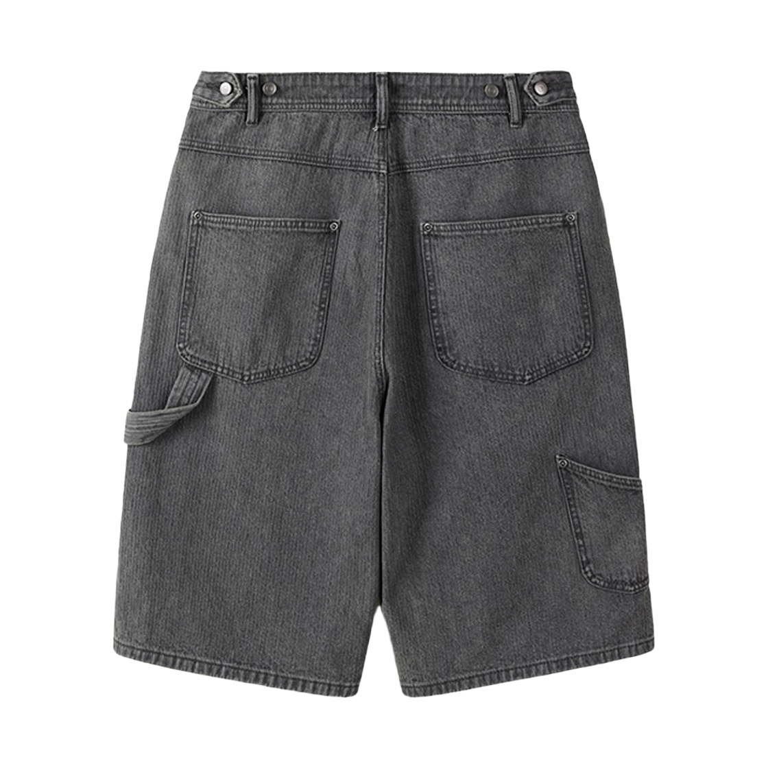 24/7 시리즈 체인드 웨일 데님 쇼츠 그레이(24/7 series Chained Wale Denim Shorts Gray) - 2