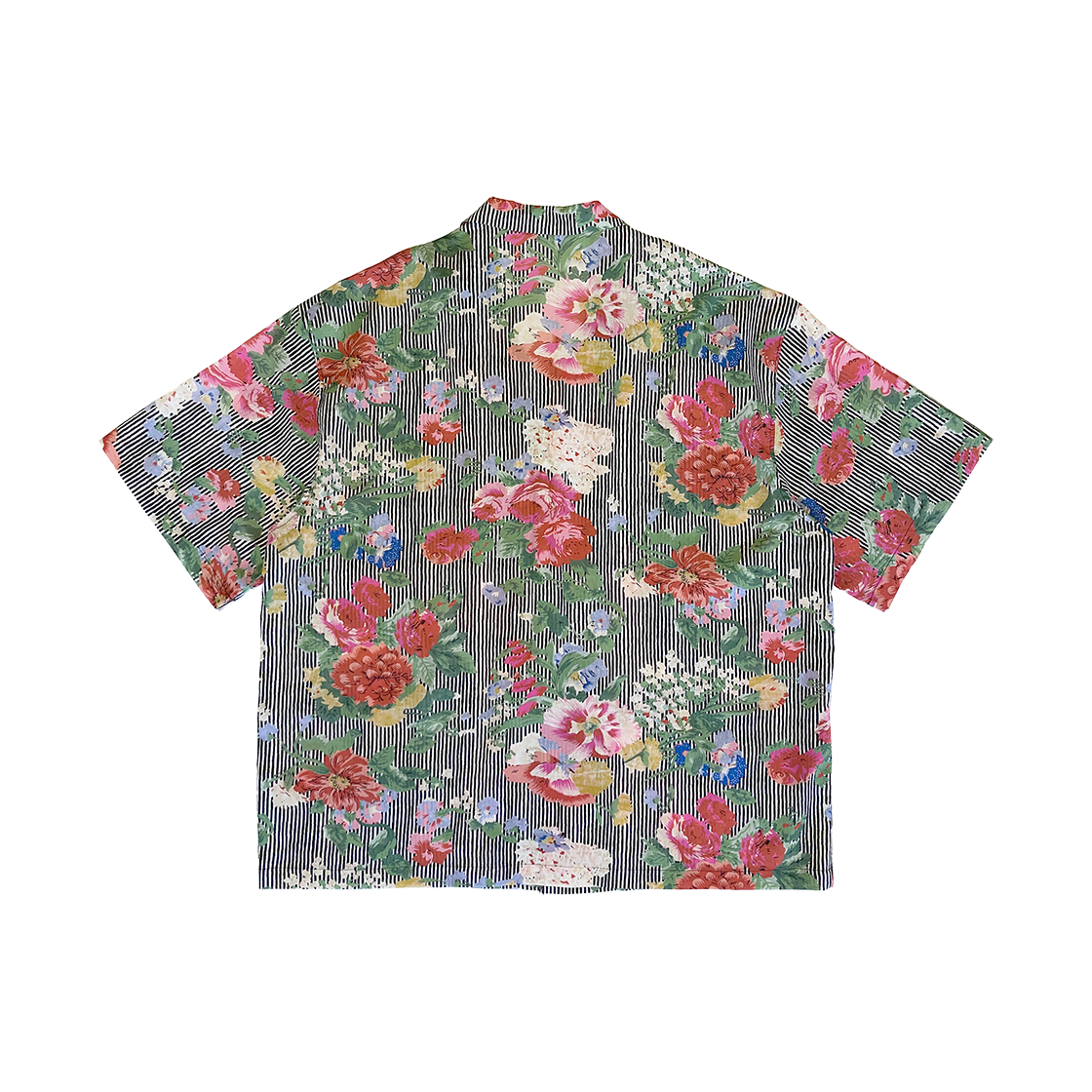 고트 80s 코튼 패턴 하와이안 셔츠 A type 멀티 스트라이프(GORT 80s Cotton Pattern Hawaiian Shirts A Type Multi Stripe) - 2