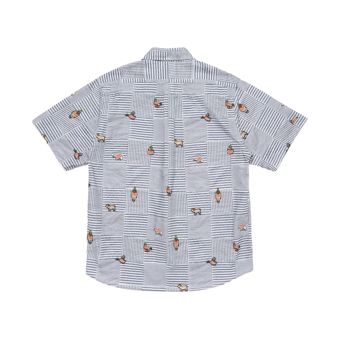 휴먼 메이드 패치워크 프린티드 숏슬리브 셔츠 네이비(Human Made Patchwork Printed S/S Shirt Navy) - 2