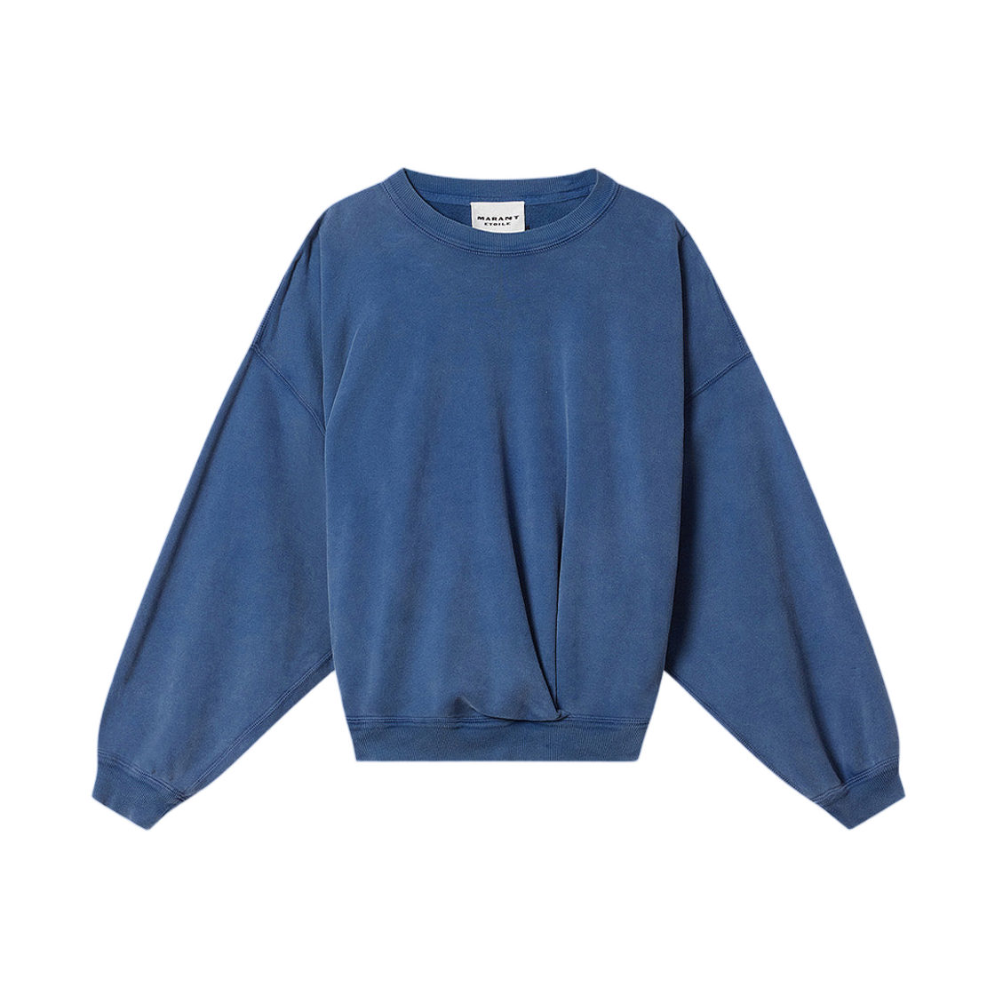 SW0149FA-D1M01E-30IN (W) Isabel Marant Sauria Sweatshirt Washed Cotton Indigo