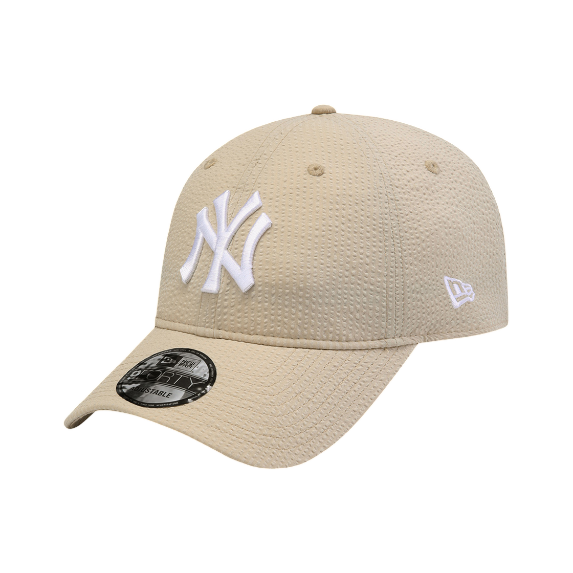 15206349 New Era MLB New York Yankees Seersucker Unstructured Ball Cap Beige