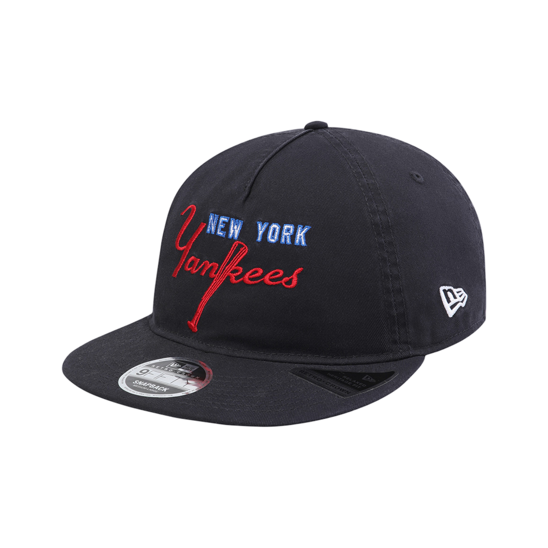 15206337 New Era MLB New York Yankees Club Logo Retro Crown A-Frame Strapback Navy