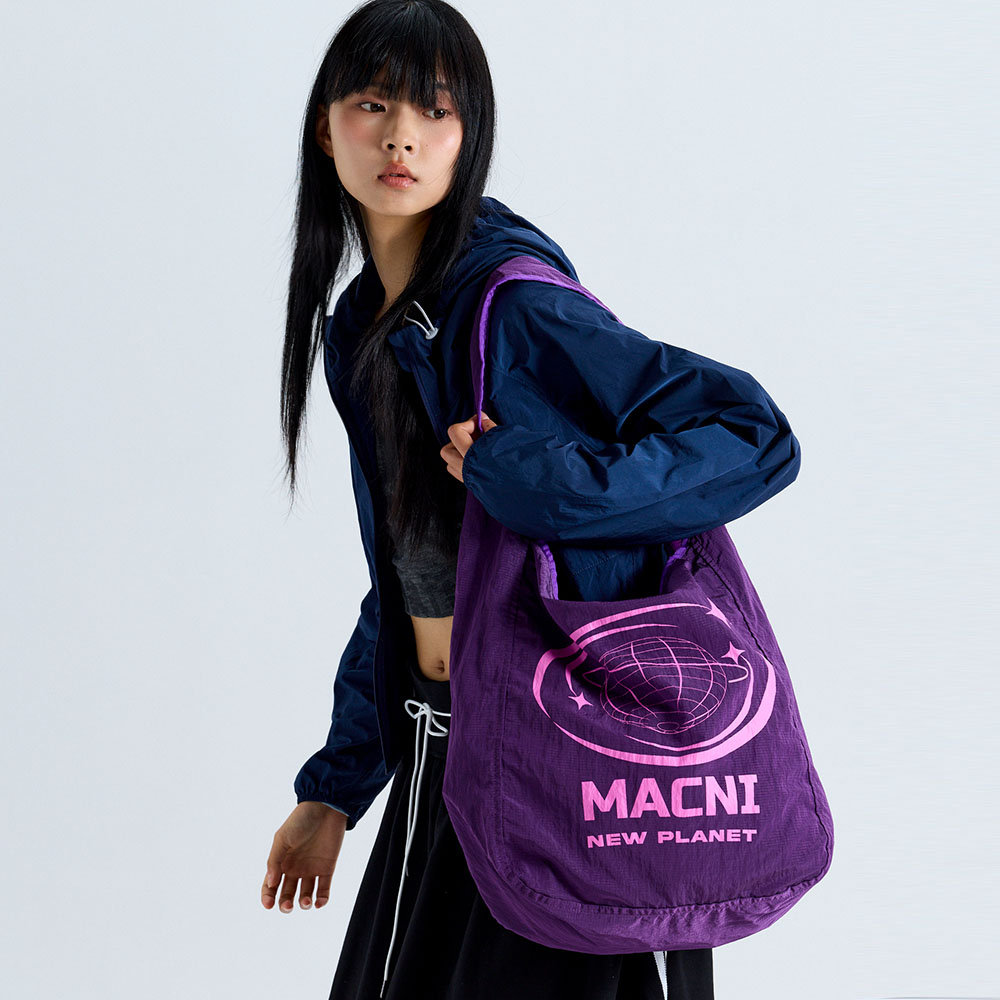 마크니 그래픽 패커블 숄더백 퍼플(MACNI Graphic Packable Shoulder Bag Purple) - 3