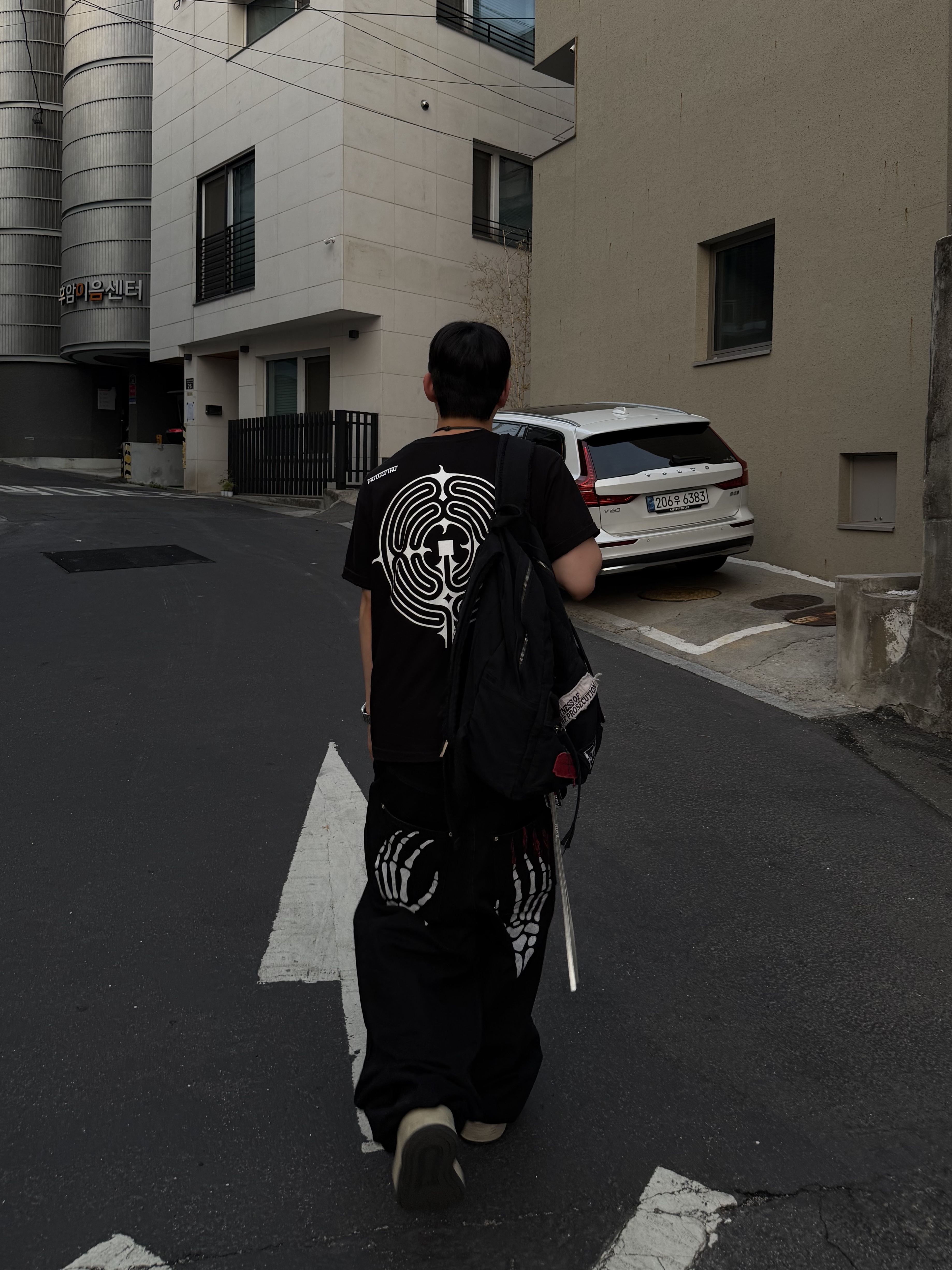 Converse x Drkshdw Turbowpn Ox Black 착용 스타일 - 5
