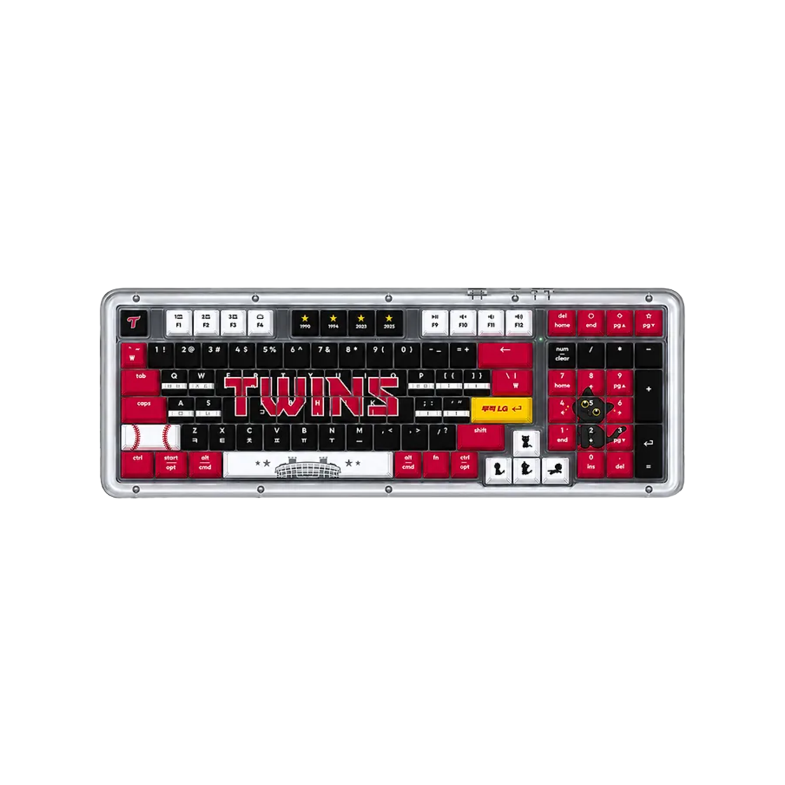 - LG Twins x Logitech Alto Keys K98M Backlit Hot-Swap Mechanical Keyboard & Keycpas (Korean Ver.)
