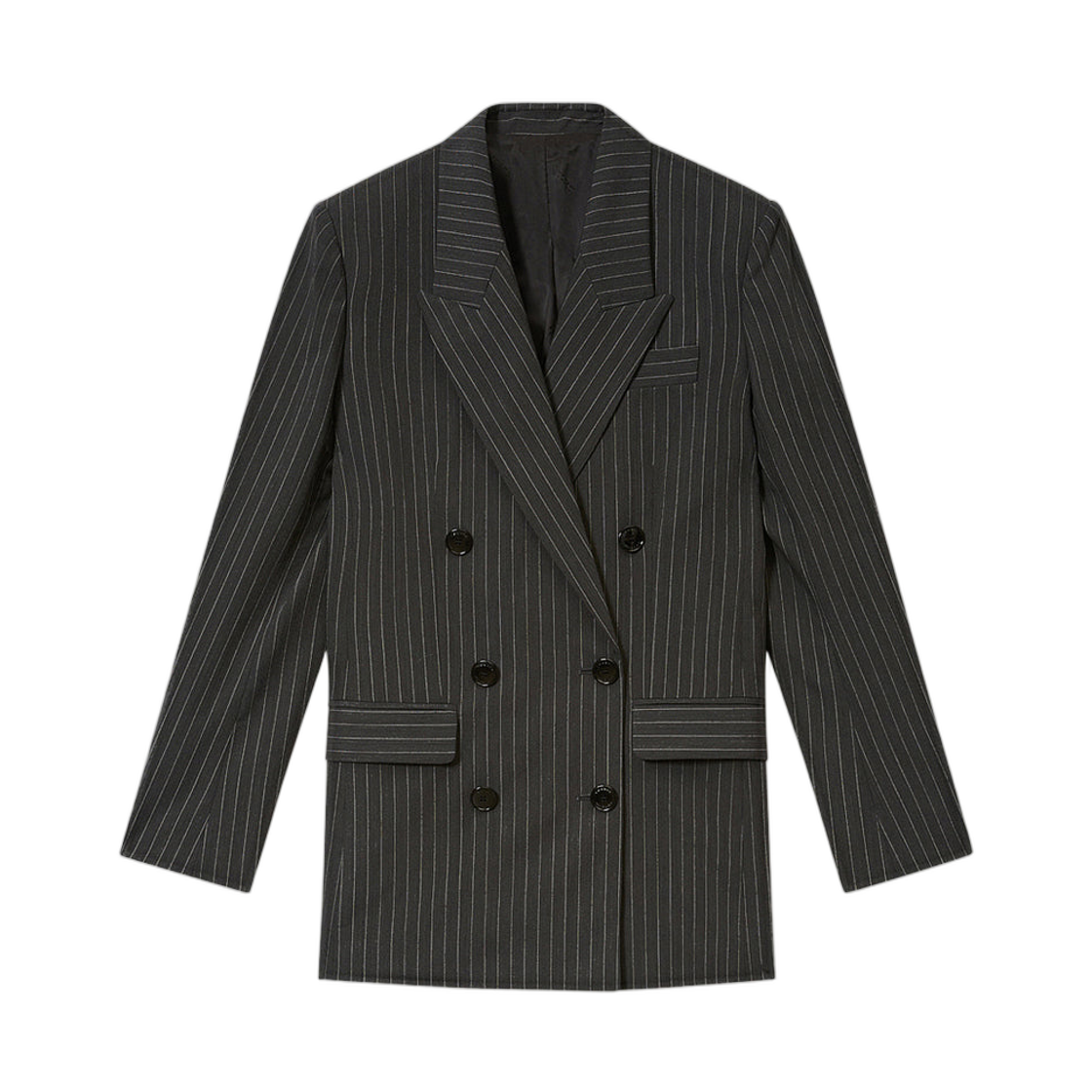 VE0538FD-D1F01I-02AN (W) Isabel Marant Jevima Ga Wool Jacket Anthracite