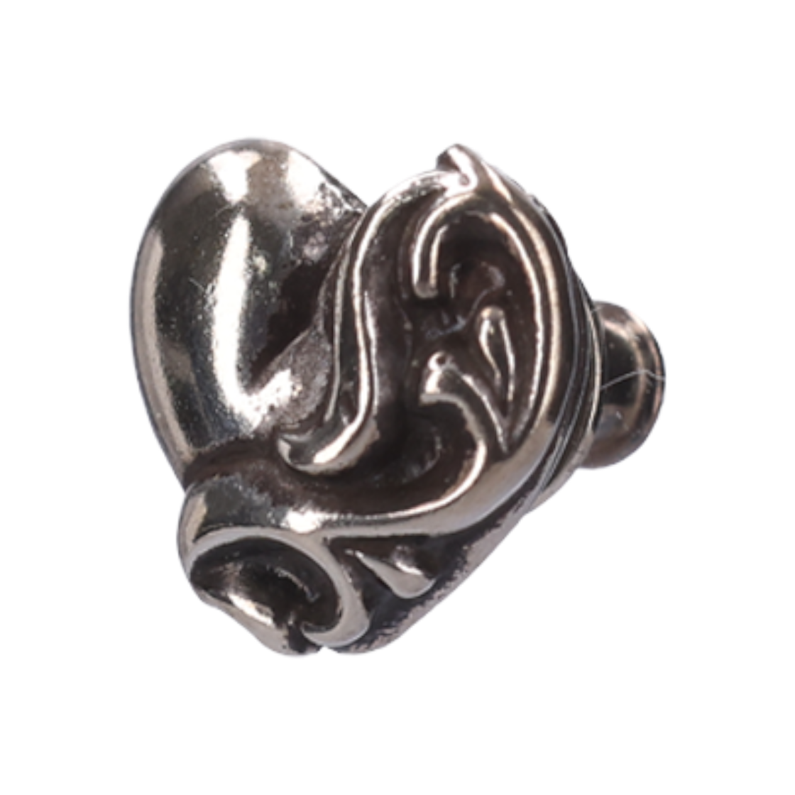크롬하츠 하트 스터드 이어링(Chrome Hearts Heart Stud Earrings)