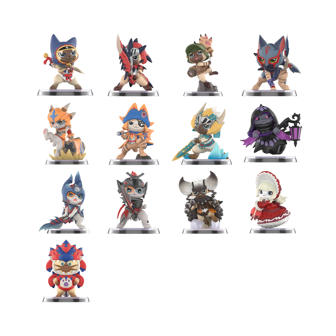 팝마트 몬스터 헌터 아이루 시리즈 미개봉 랜덤박스 (12개입)(Pop Mart Monster Hunter Palico Series Figures Sealed Case (12 Blind Boxes)) - 2