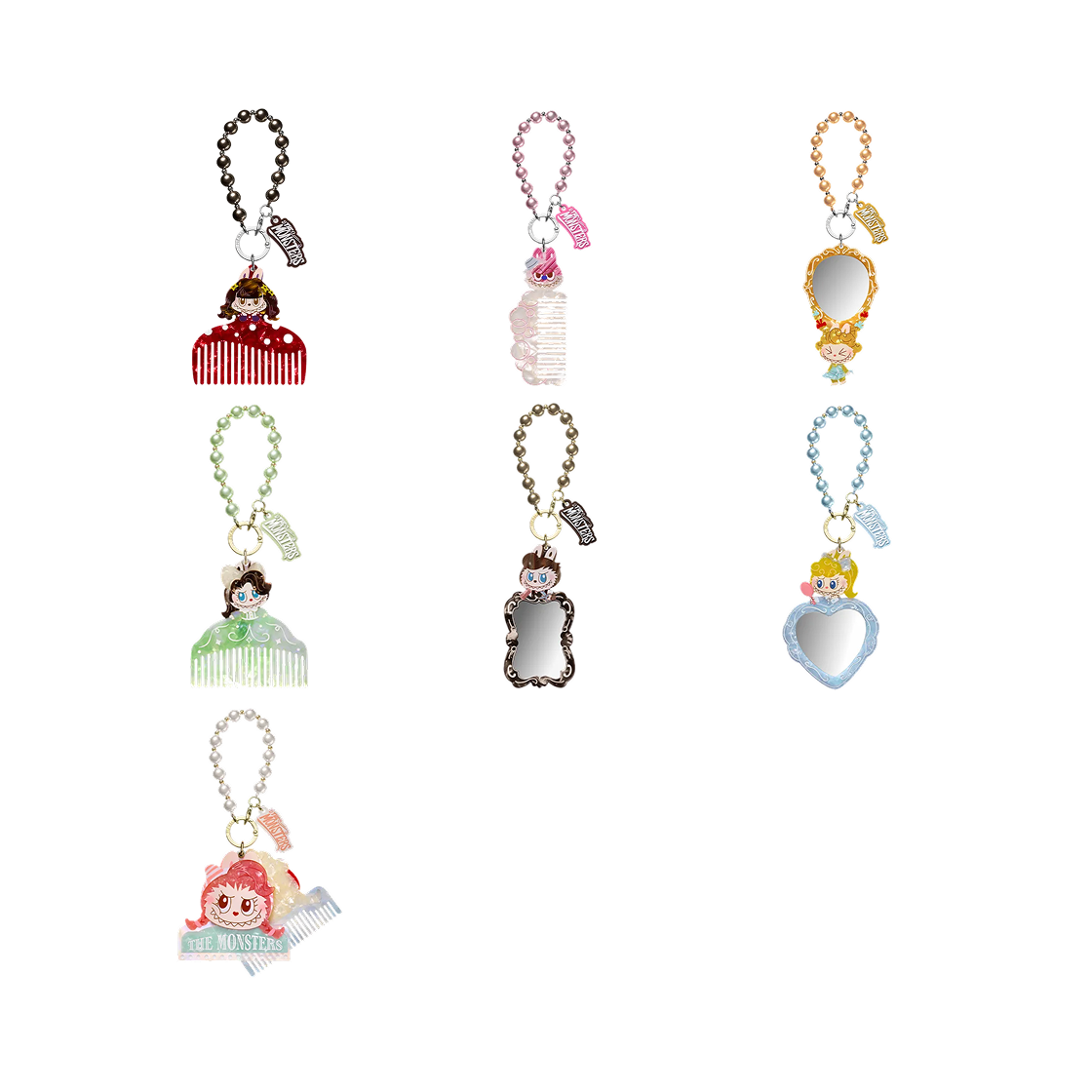 팝마트 더 몬스터즈 헤어 살롱 시리즈 키링 미개봉 랜덤박스 (1개입)(Pop Mart The Monsters Hair Salon Series Pendant Sealed Case (1 Blind Box)) - 2