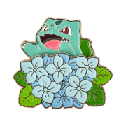 Pokemon x Isaac Toast Metal Badge Bulbasaur (Opened)