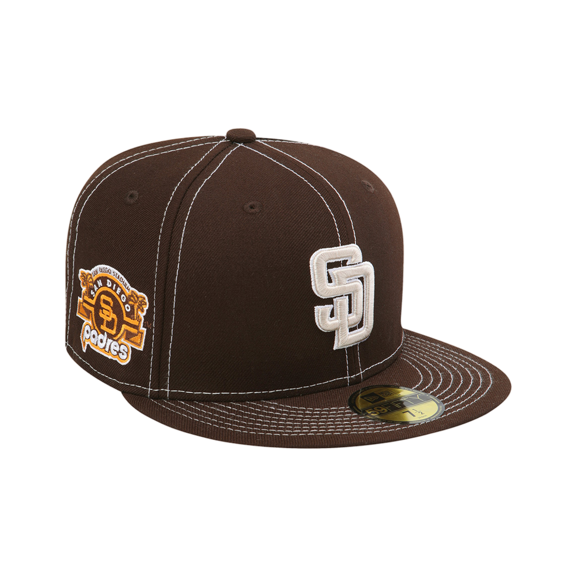 뉴에라 MLB 샌디에이고 파드리스 스티치 피티드캡 번트 우드(New Era MLB San Diego Padres Stitch Fitted Cap Burnt Wood) - 2