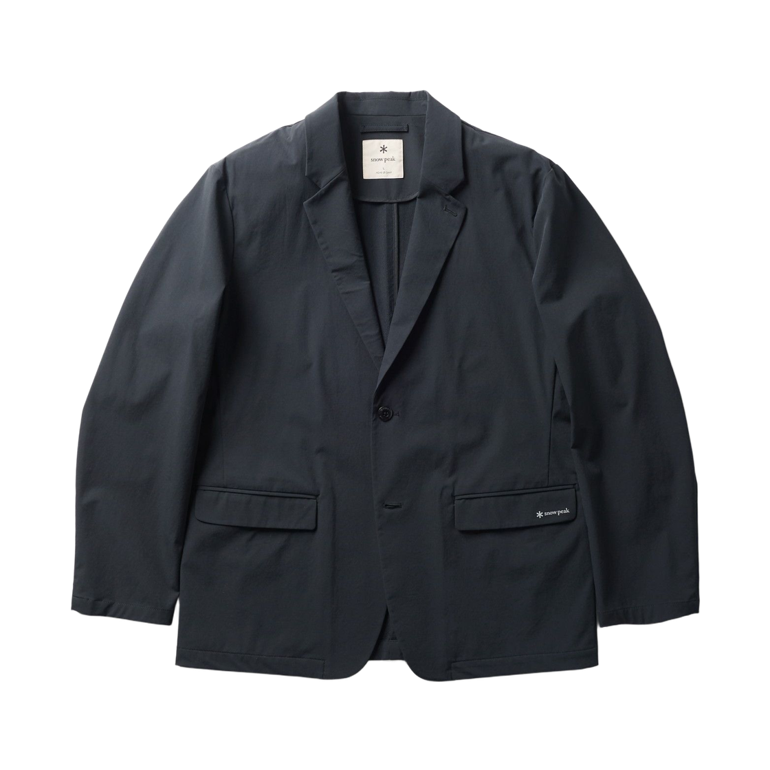 스노우 피크 워터 리펠런트 스트레치 자켓 블랙(Snow Peak Water Repellent Stretch Jacket Black)