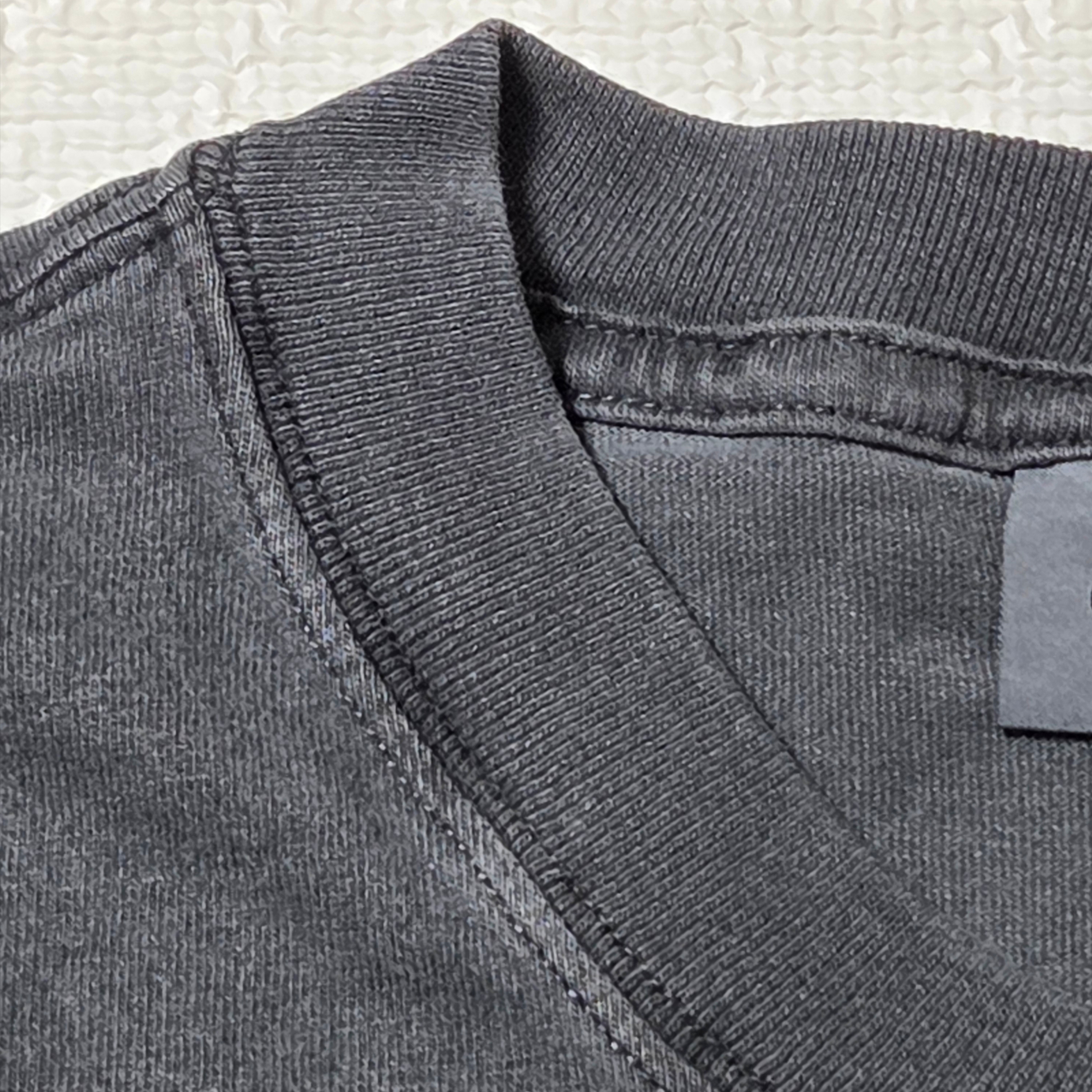 Carhartt WIP S/S Nelson T-Shirt Black Garment Dyed 착용 스타일 - 5