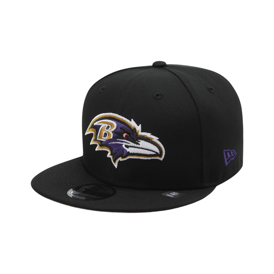11873035 New Era NFL Baltimore Ravens Basic Snapback Black