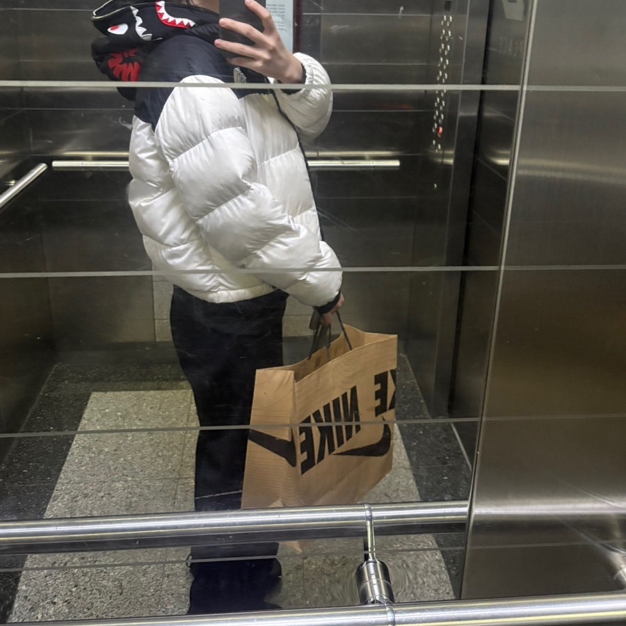 Adidas x BAPE Ultimate Shark Hoodie Black - KR Sizing 착용 스타일