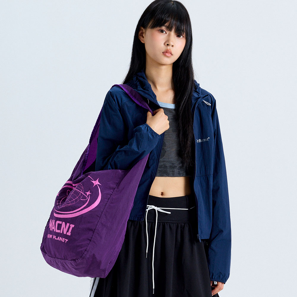 마크니 그래픽 패커블 숄더백 퍼플(MACNI Graphic Packable Shoulder Bag Purple) - 4