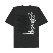 Stussy Stack Pigment Dyed T-Shirt Faded Black