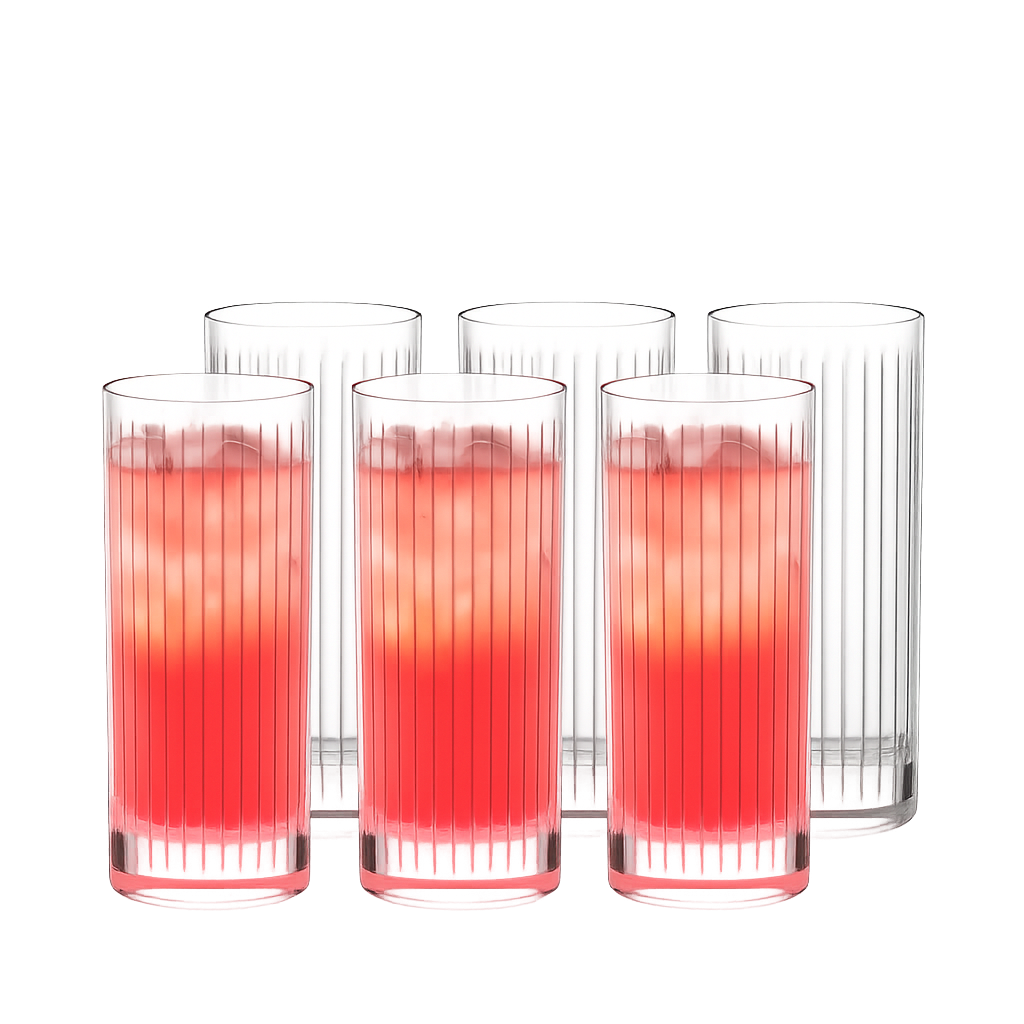 STOZLE029 Stölzle New York Bar Soho Crystal Long Juice Glass (380ml) Set of 6