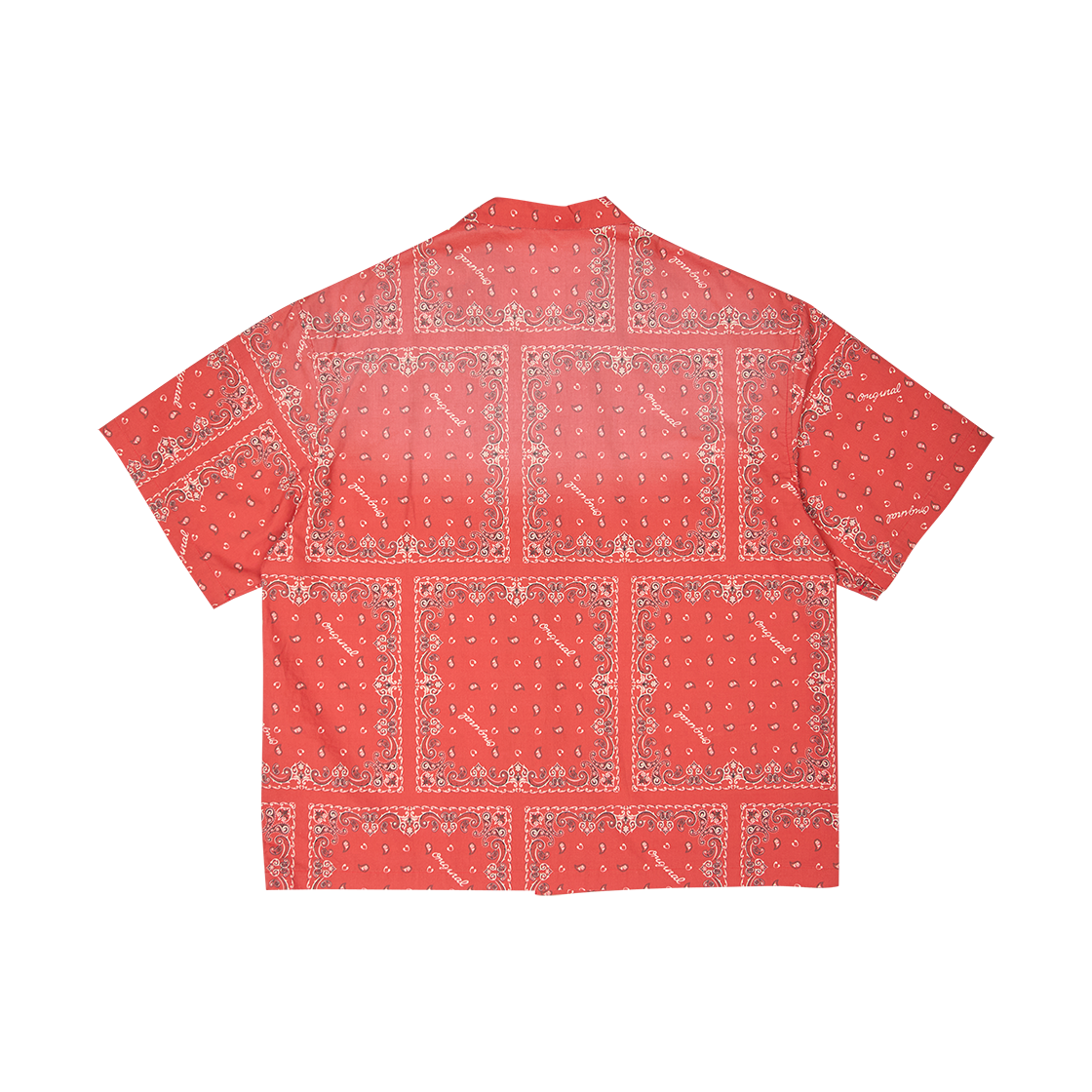 고트 60s 코튼 반다나 하와이안 셔츠 B type 레드(GORT 60s Cotton Bandana Hawaiian Shirts B Type Red) - 2
