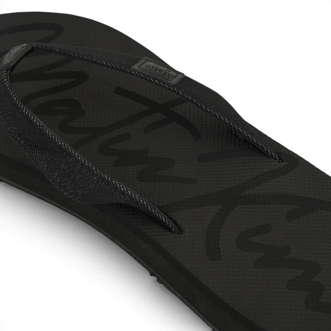 마뗑킴 마틴 데님 루프 플립 플랍 블랙(Matin Kim Matin Denim Loop Flip Flop In Black) - 8