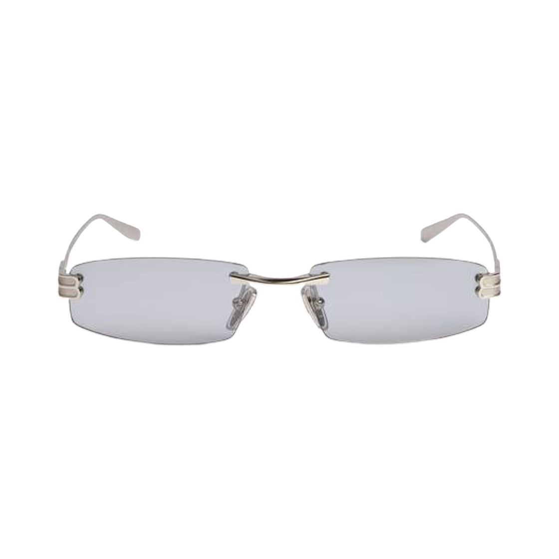 858918T00051259 Balenciaga Gossip Rectangle M Sunglasses Silver