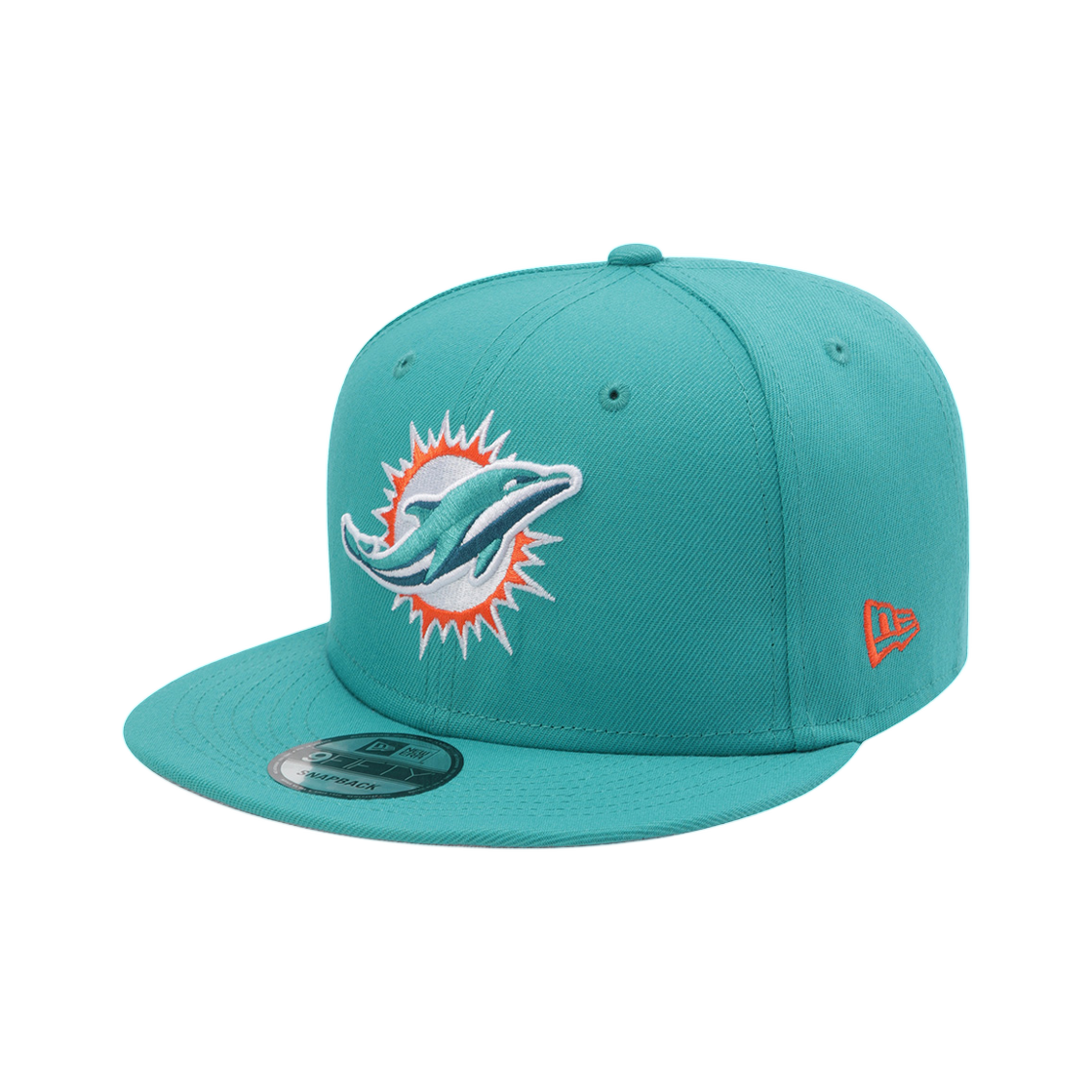 11872981 New Era NFL Miami Dolphins Basic Snapback Turquoise Blue