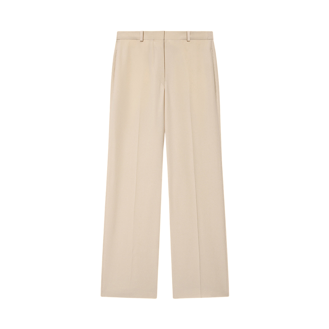 (W) 이자벨 마랑 네온다 플로잉 크레이프 수트 팬츠 에크루((W) Isabel Marant Neonda Flowing Crepe Suit Pants Ecru)