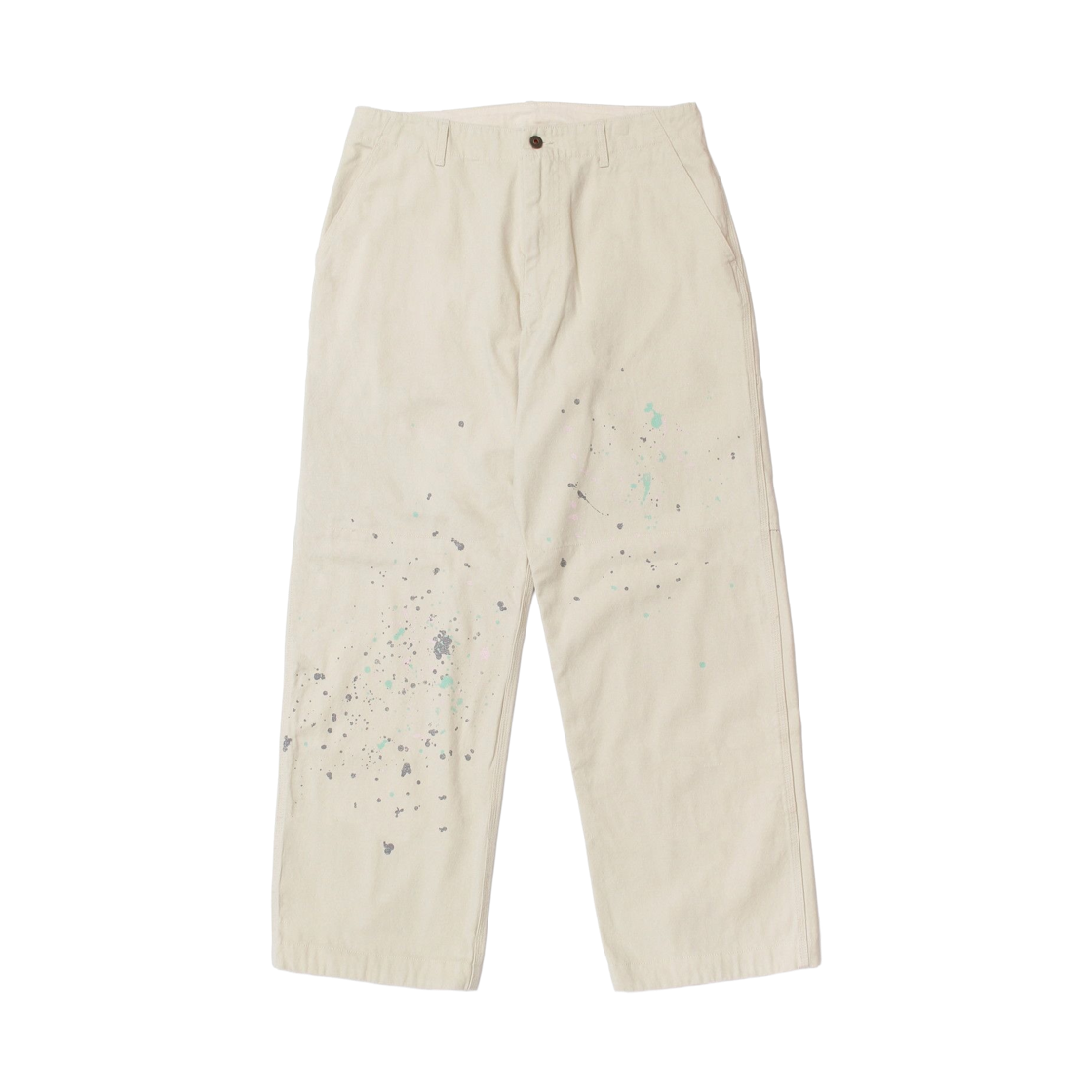 스노우 피크 설퍼 다이드 페이드 페인티드 팬츠 에크루(Snow Peak Sulfur Dyed Fade Painted Pants Ecru)