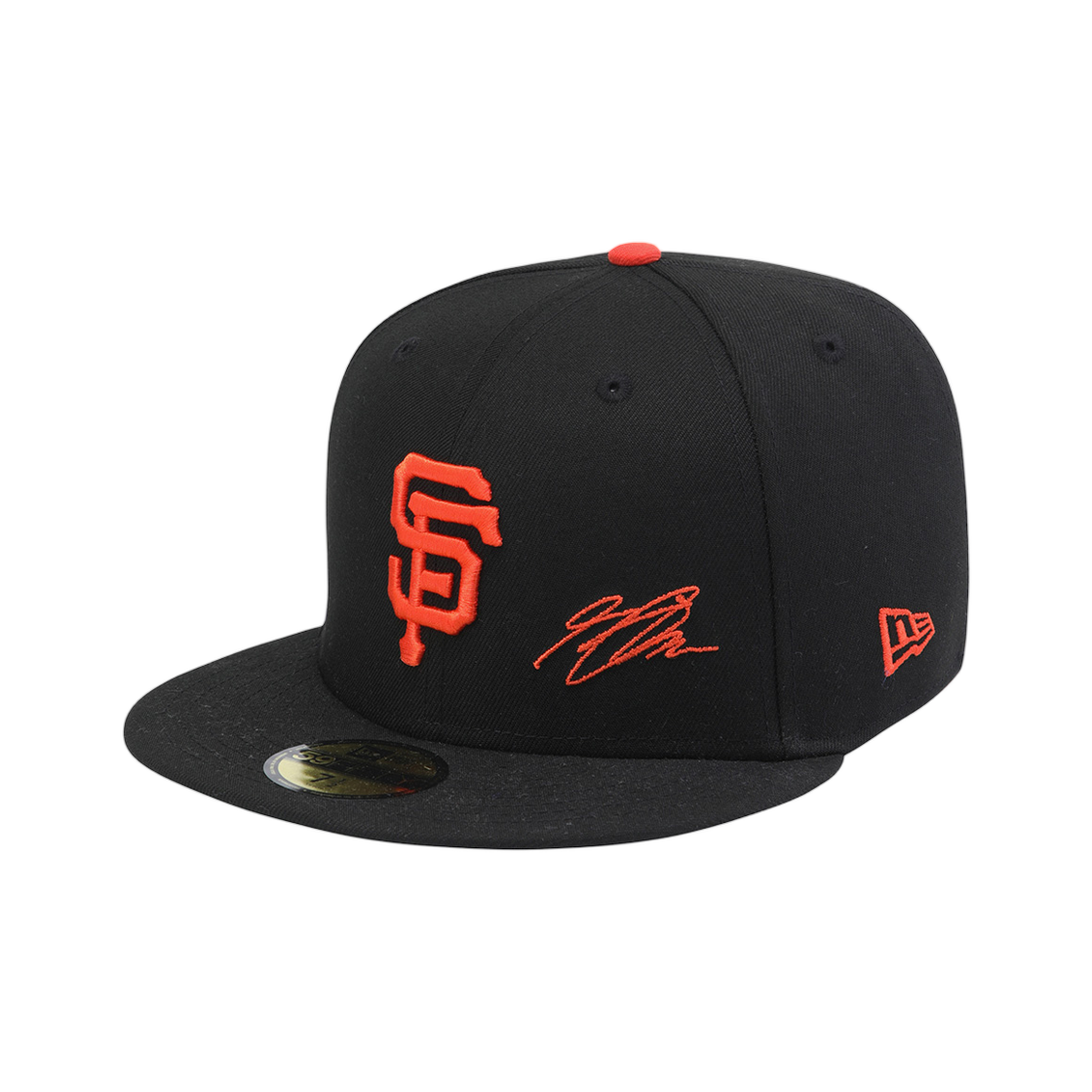 15206391 New Era MLB San Francisco Giants Jung Hoo Lee Player Jersey Fitted Cap Black