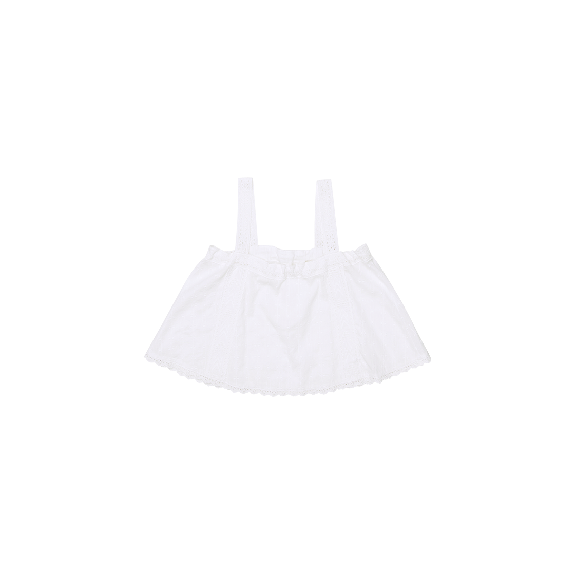 고트 레이스 리본 탑 A type 화이트((W) GORT Lace Ribbon Top A Type White) - 2