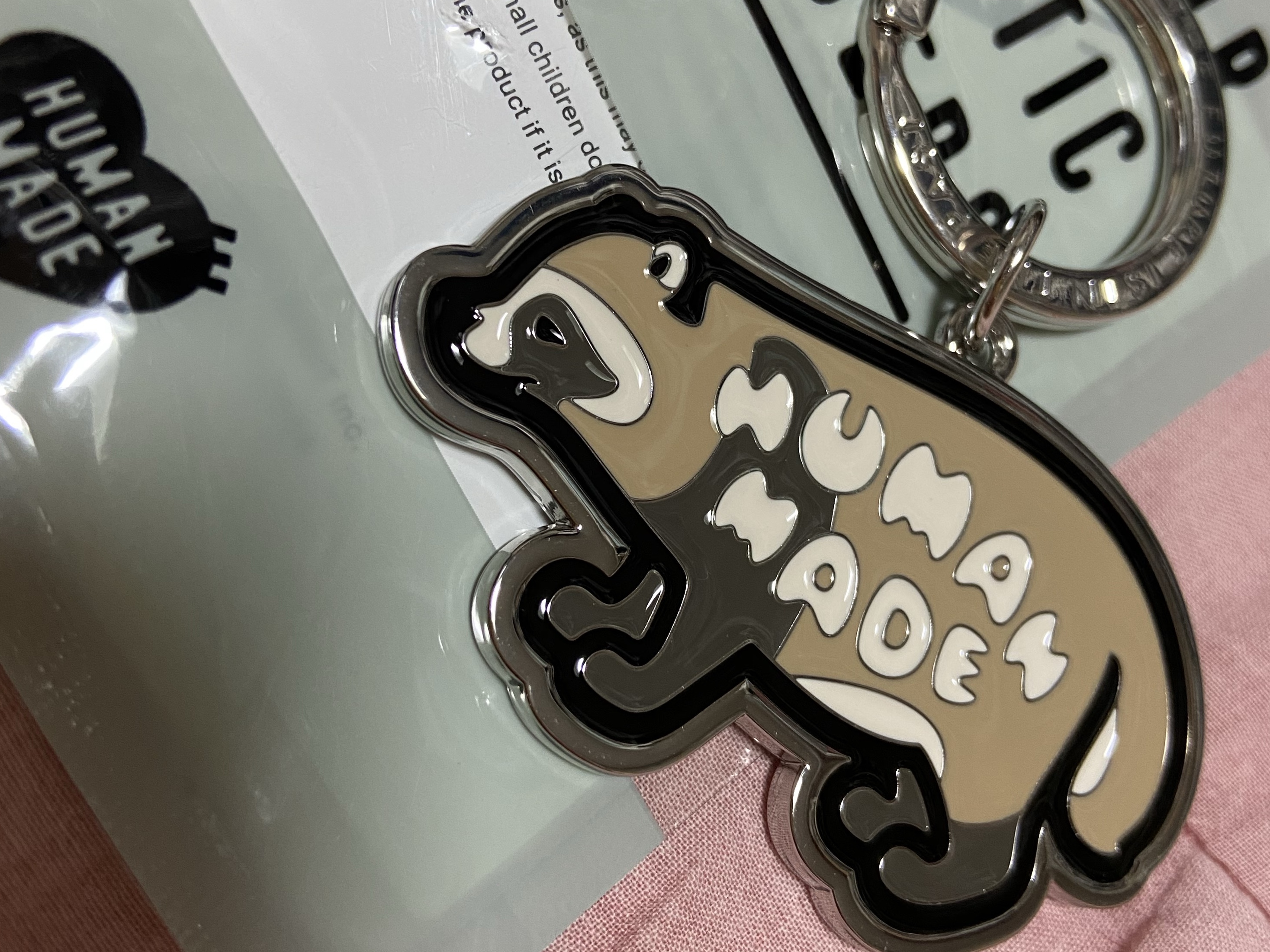 Human Made Animal Keyring Jamsil Silver 착용 스타일