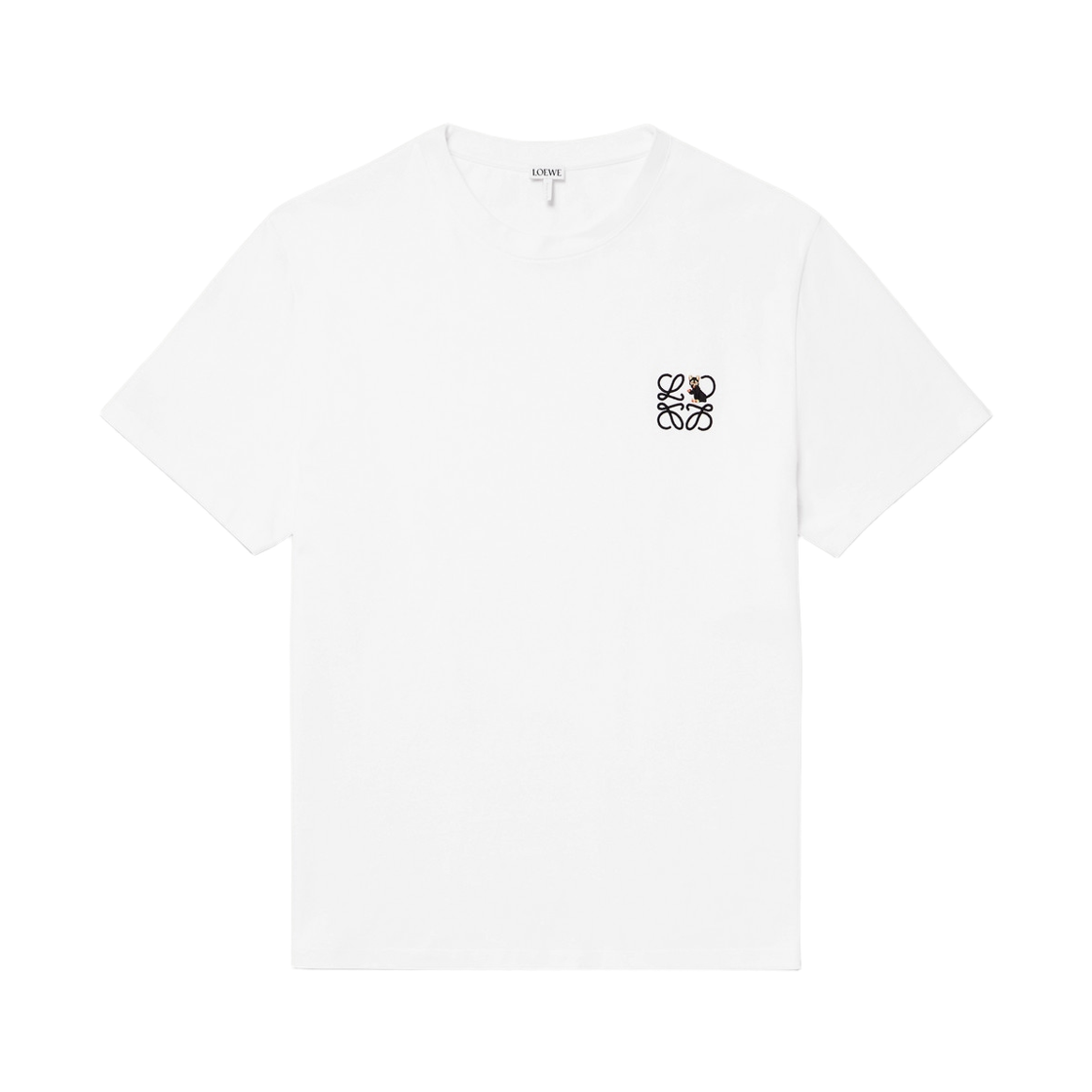로에베 코튼 릴렉스드 핏 티셔츠 화이트(Loewe Relaxed Fit T-Shirt in Cotton White)